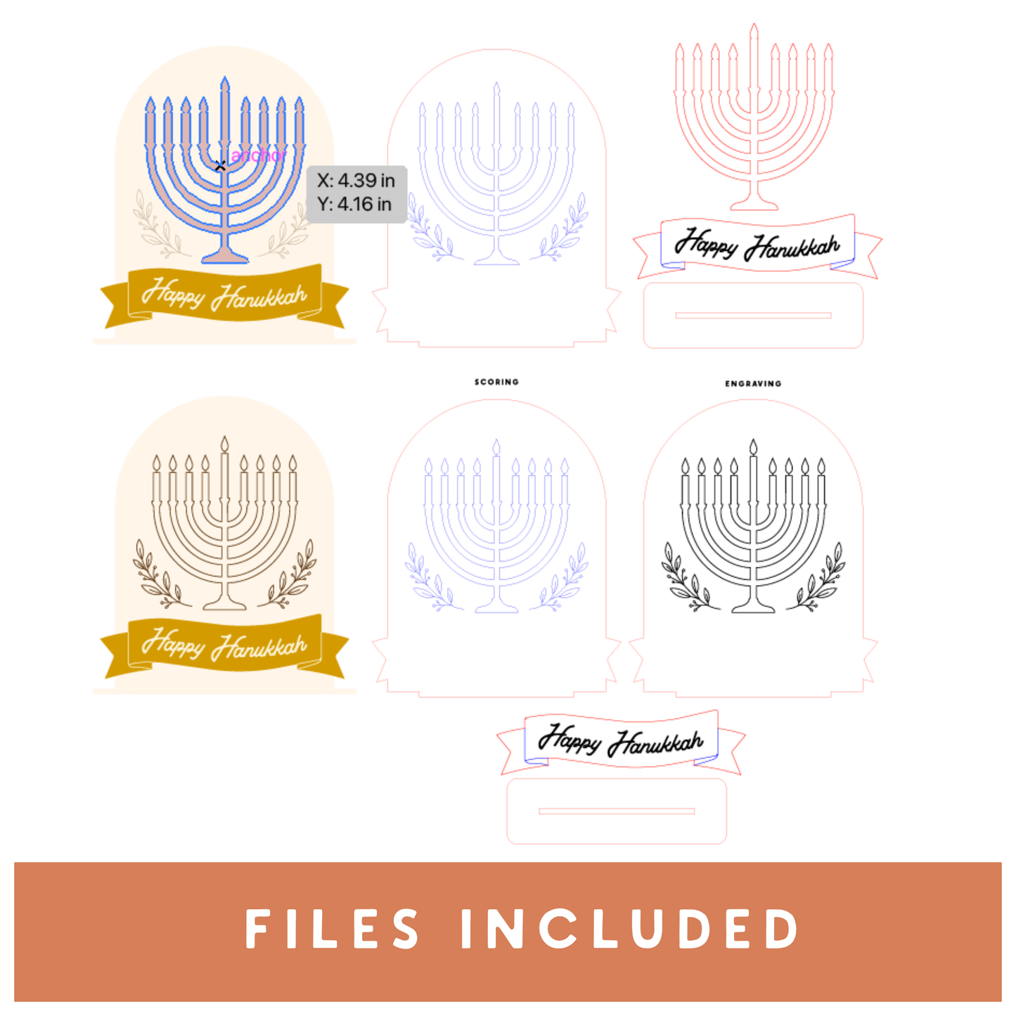 Menorah Arch Sign