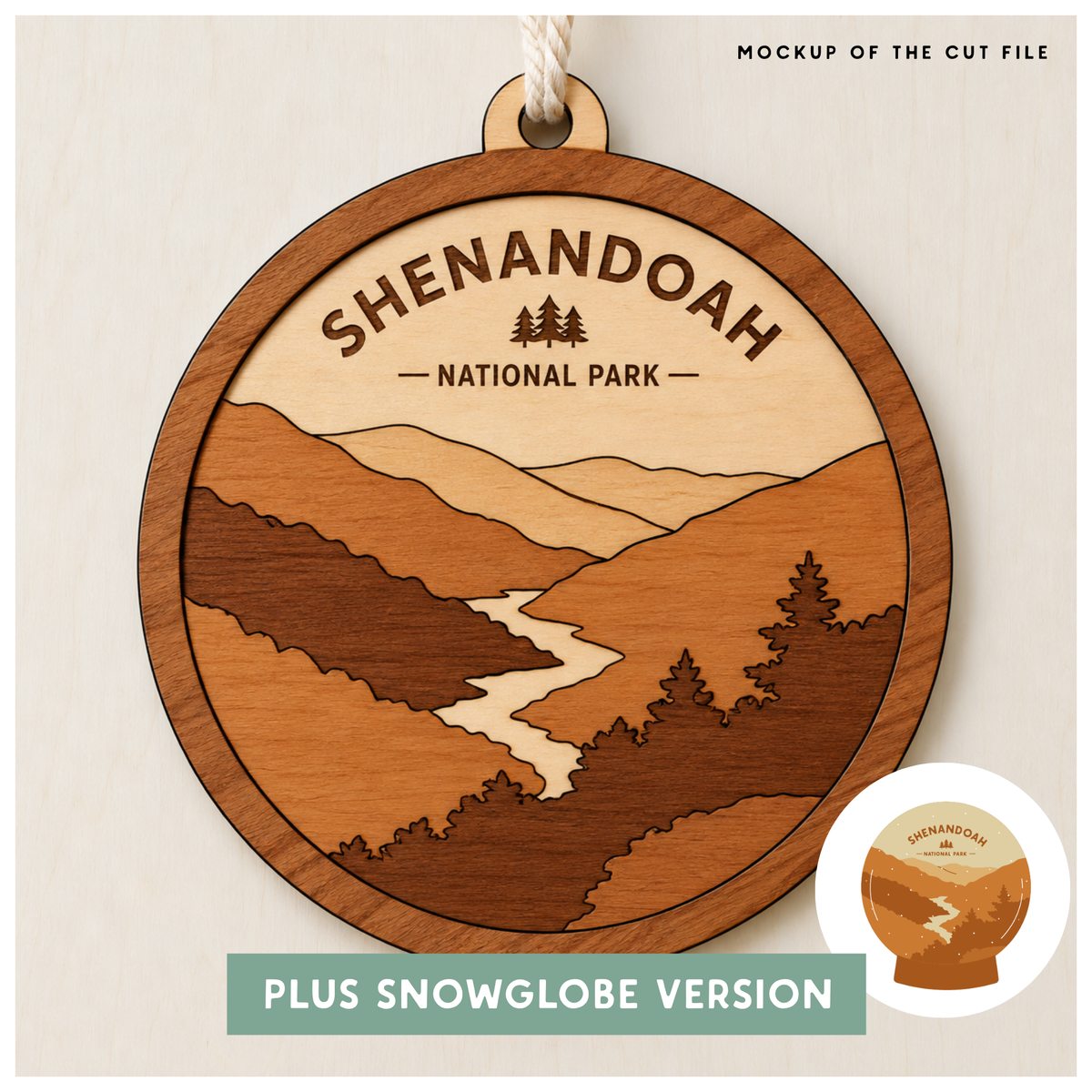 National Park Collection: Shenandoah Round Ornaments