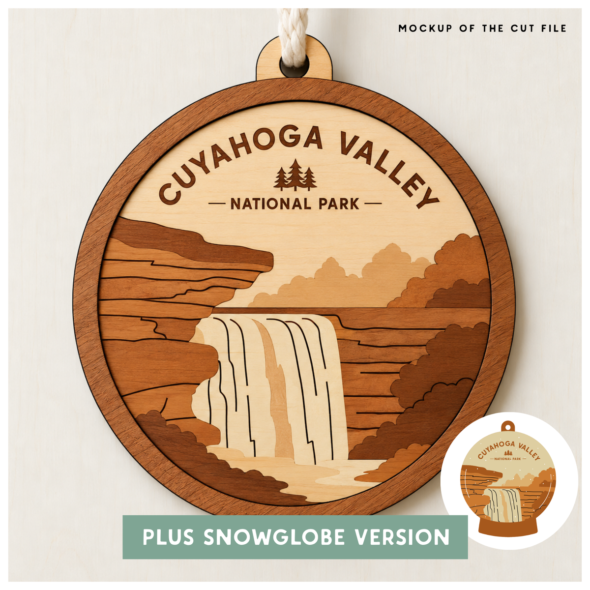 National Park Collection: Cuyahoga Valley Round Ornaments