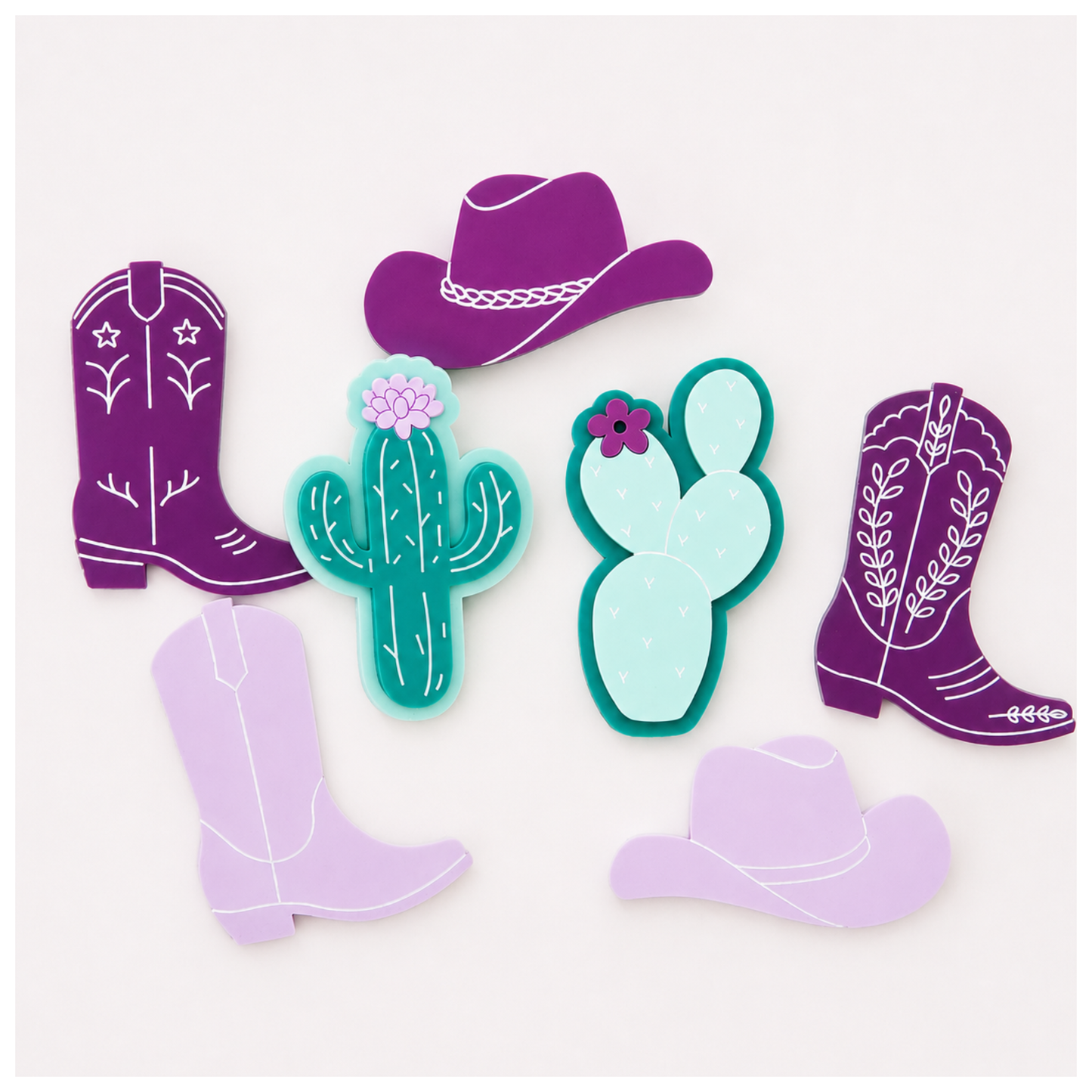 Bag Charms Cowgirl Set
