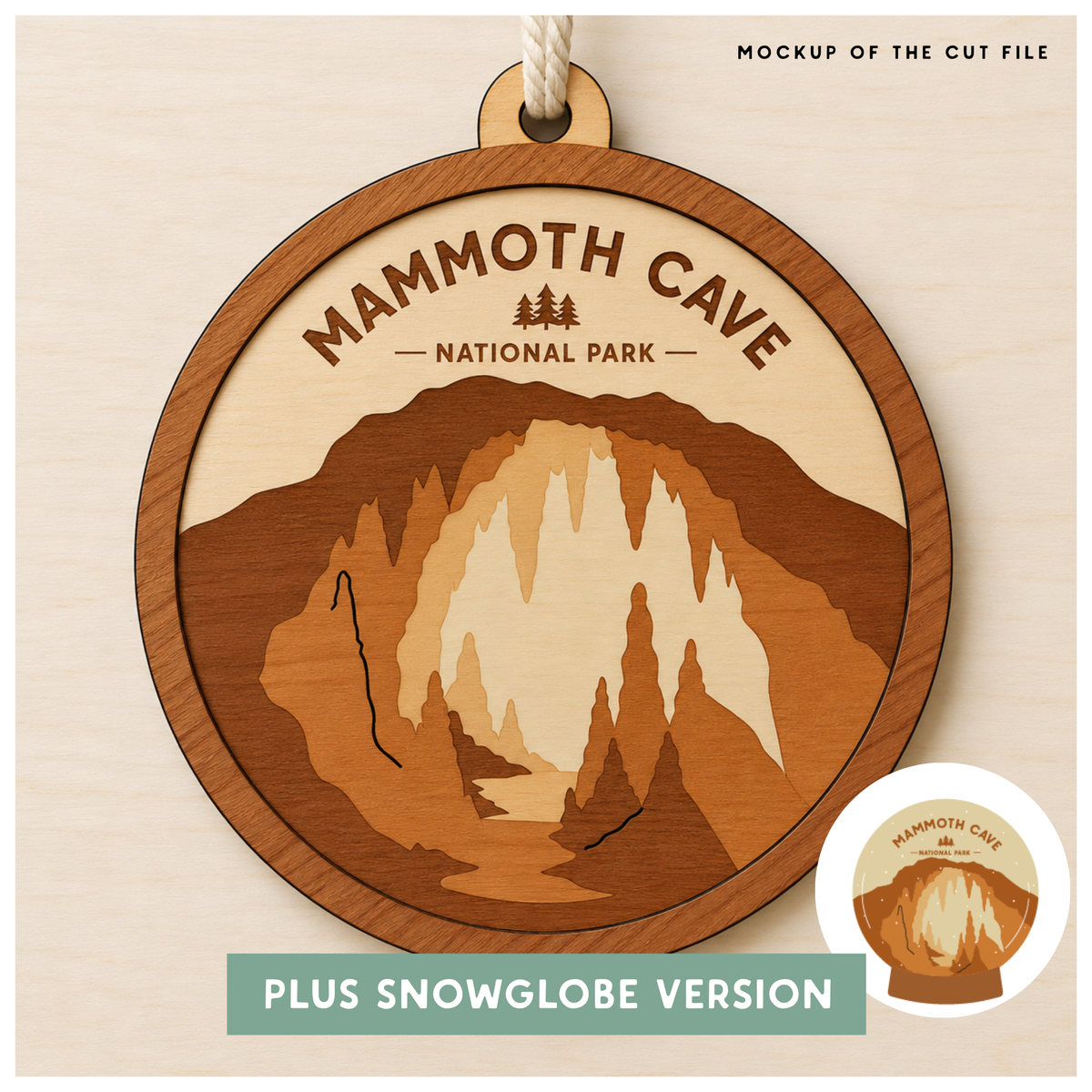 National Park Collection: Mammoth Cave Round Ornaments
