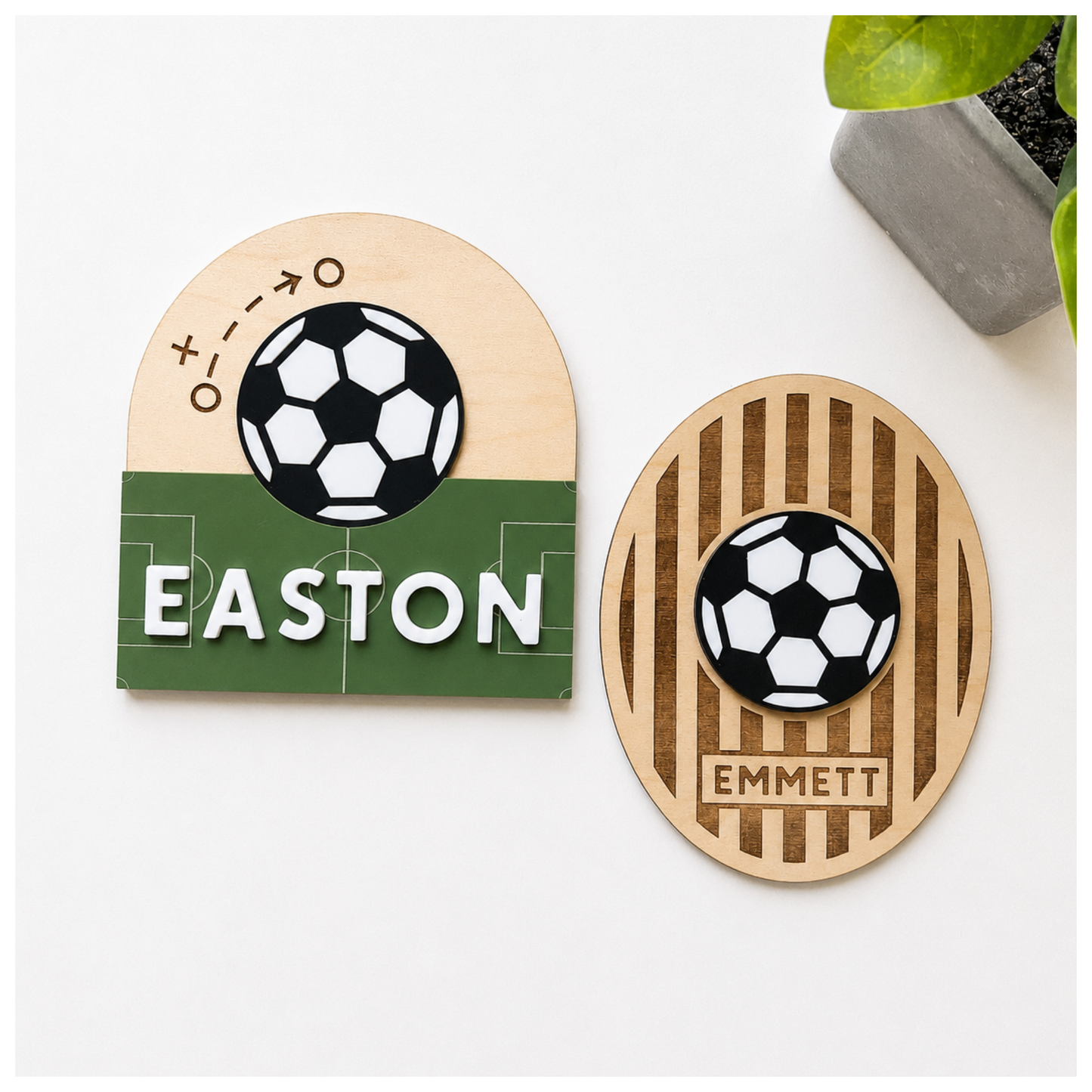 Sports Soccer Name Signs