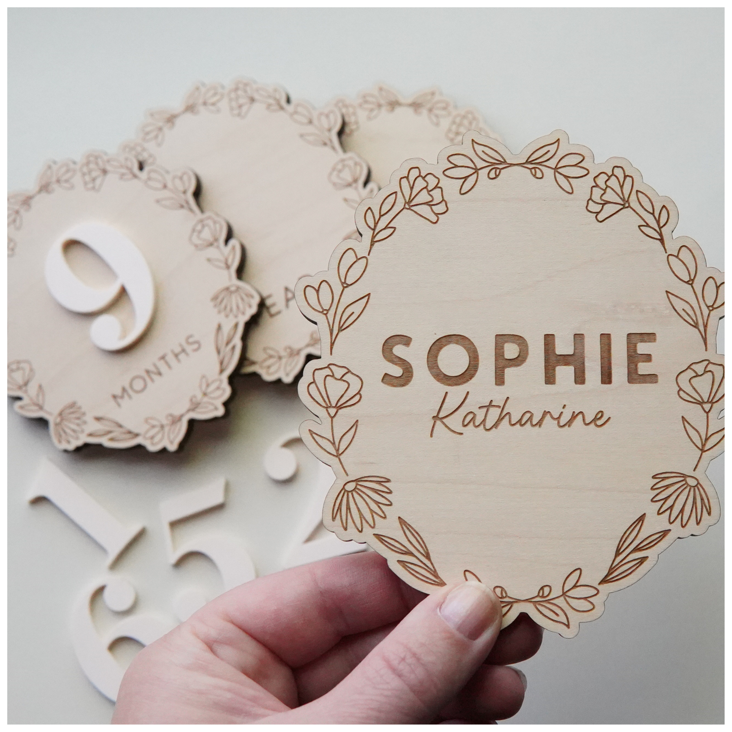 Wildflower Name Sign & Milestones