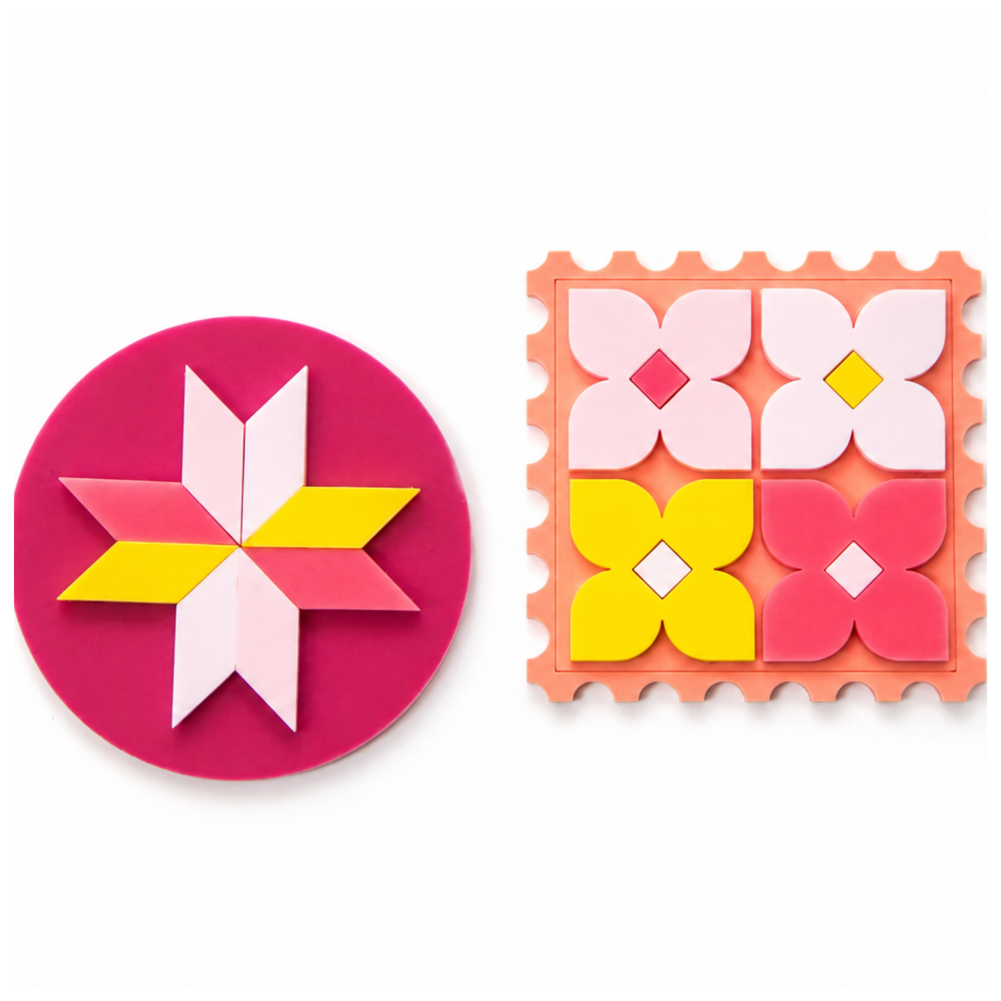 Bag Charms Modern Quilt Set