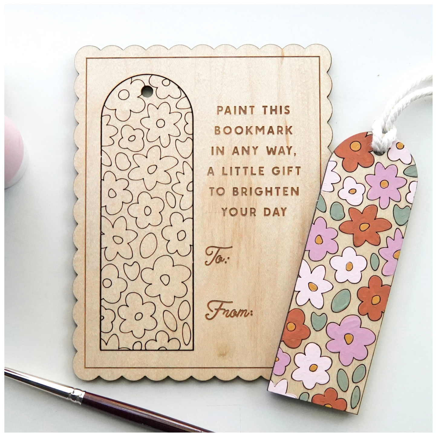 Valentine's Adult Paint and Pop Out Bookmark 2