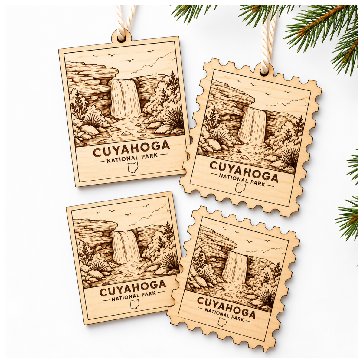 National Park Collection: Cuyahoga Stamp Ornaments & Magnets