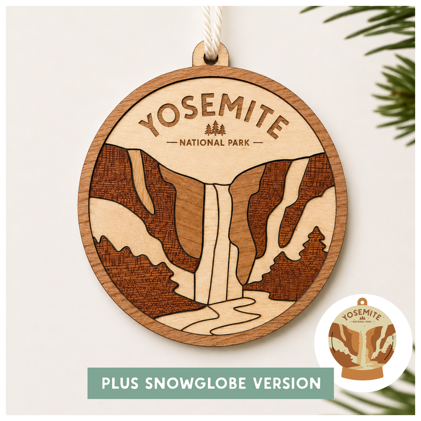 National Park Collection: Yosemite Round Ornaments