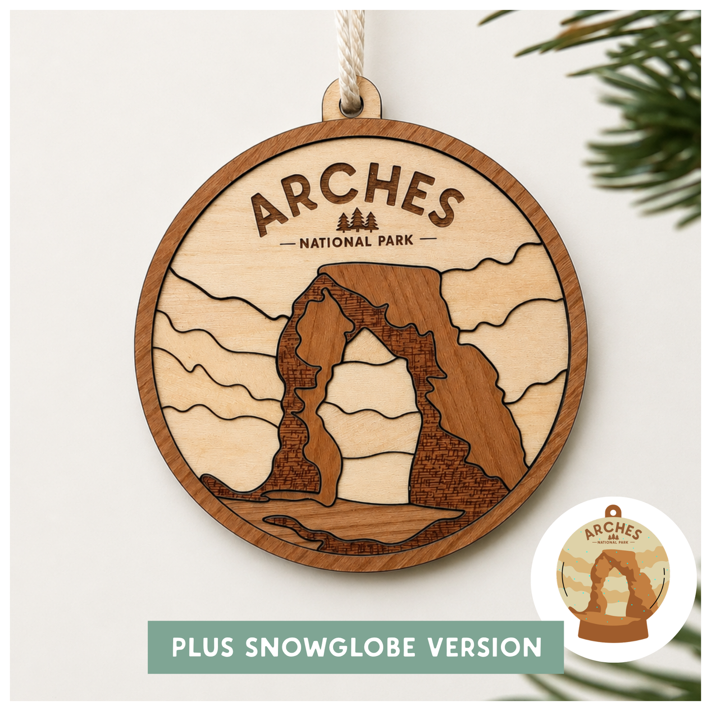 National Park Collection: Arches Round Ornaments