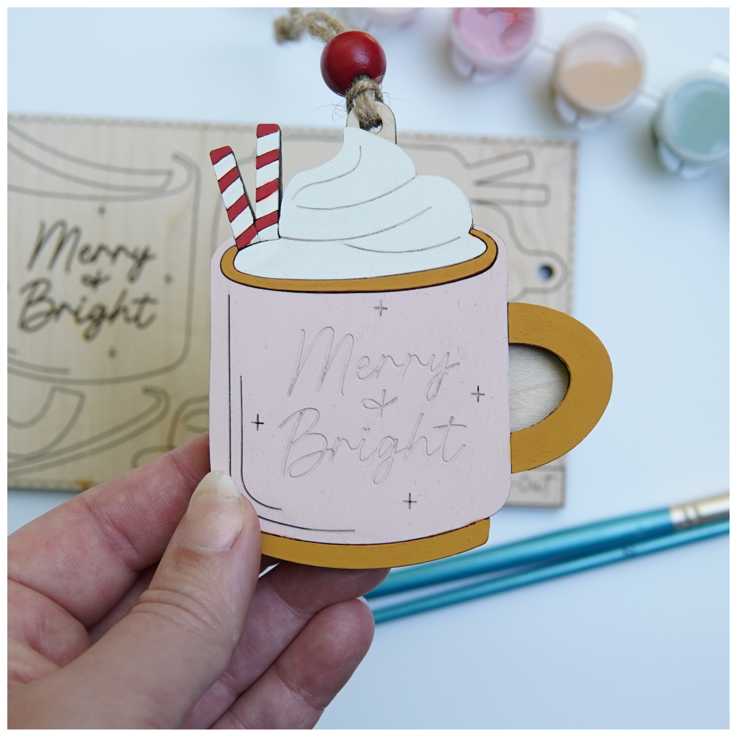 Paint and Pop Out Kit Cocoa Mut