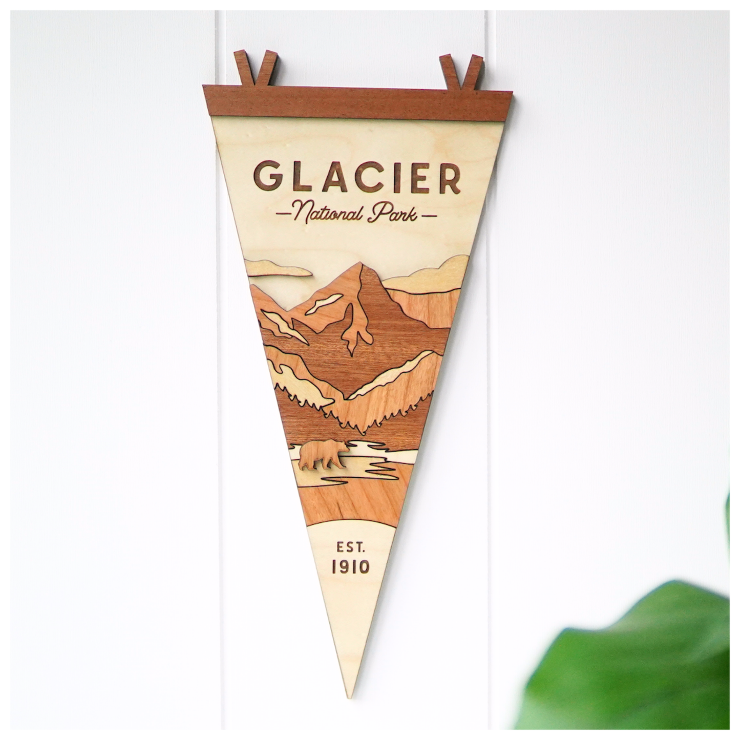 National Park Collection: Glacier National Park Flag