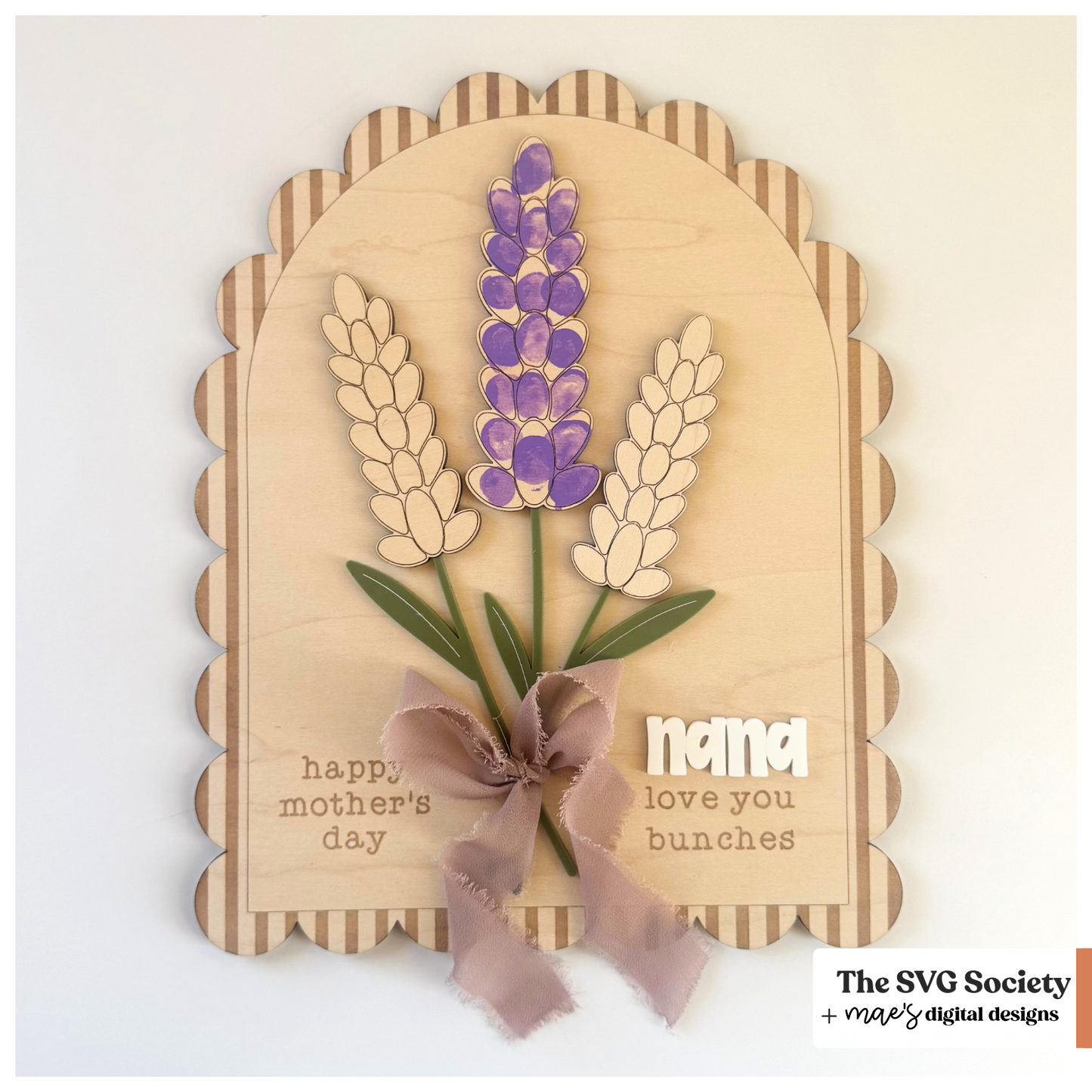Mother's Day Lavender Bunch Board