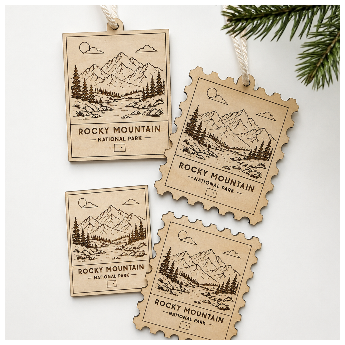 National Park Collection: Rocky Mountain Stamp Ornaments & Magnets