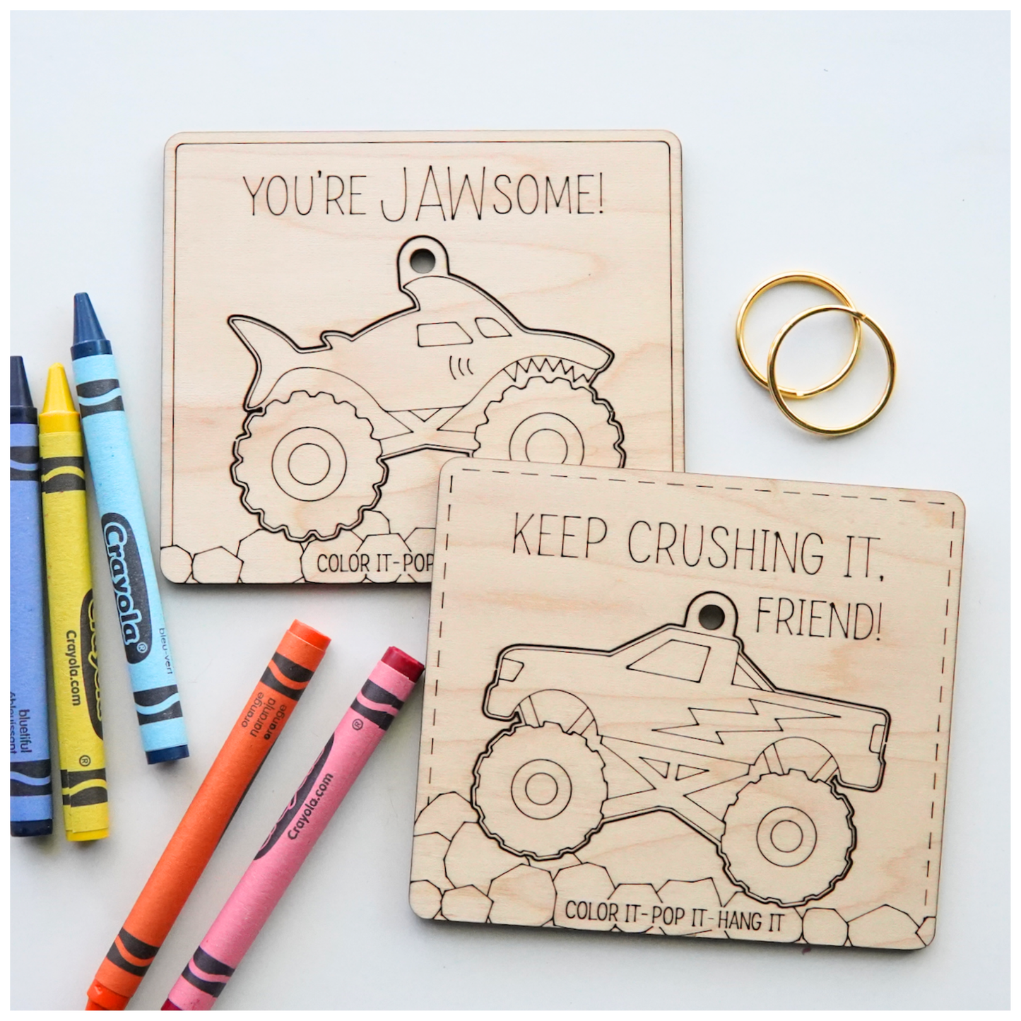 Monster Truck Coloring Kit