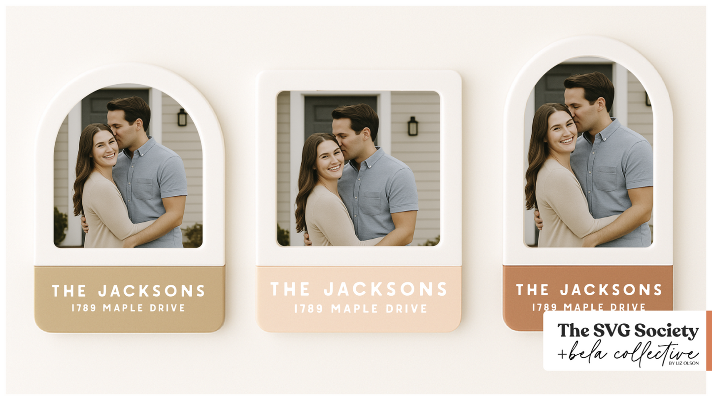Two-Tone Acrylic Frames