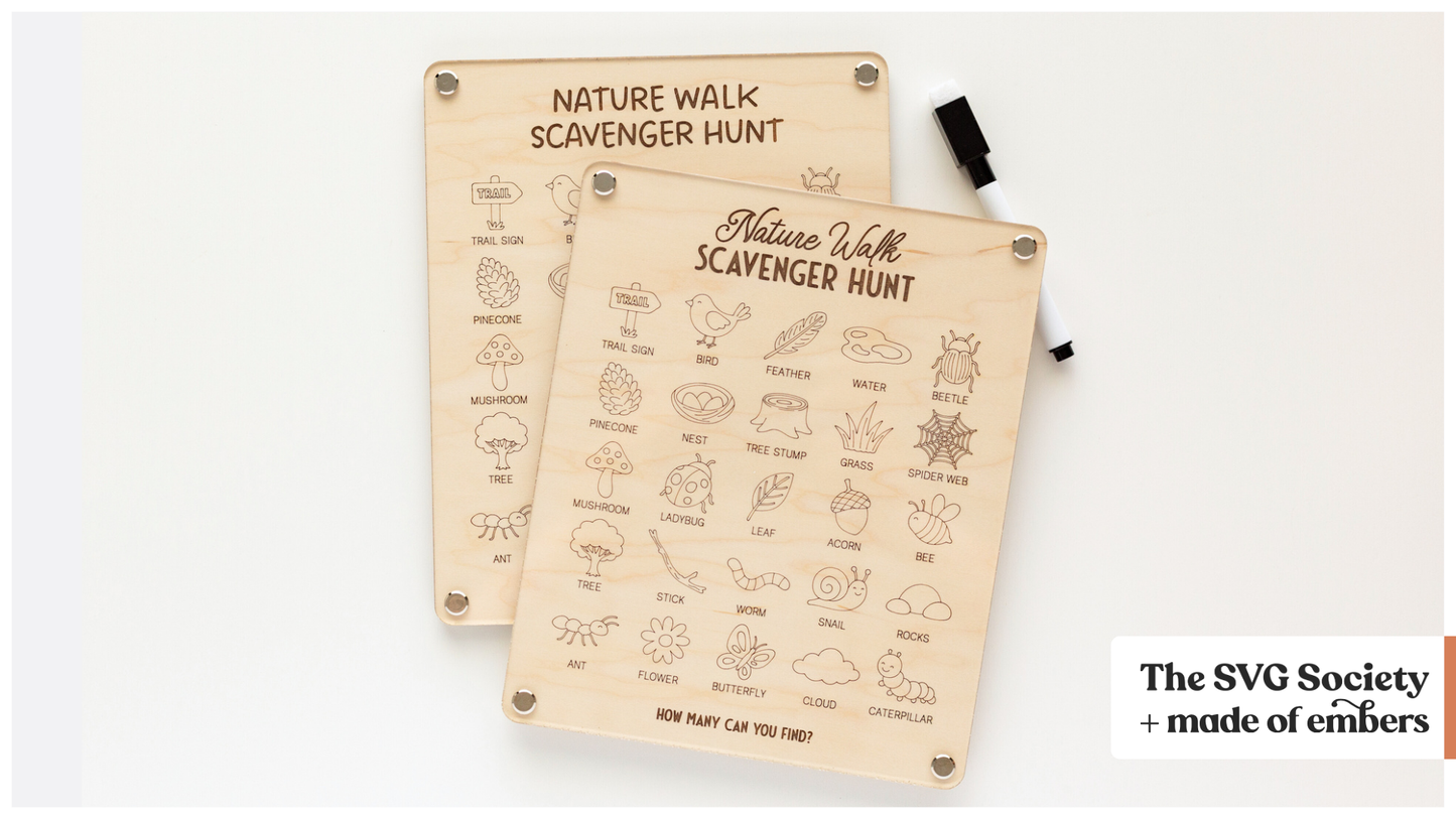 Nature Walk Dry Erase Boards
