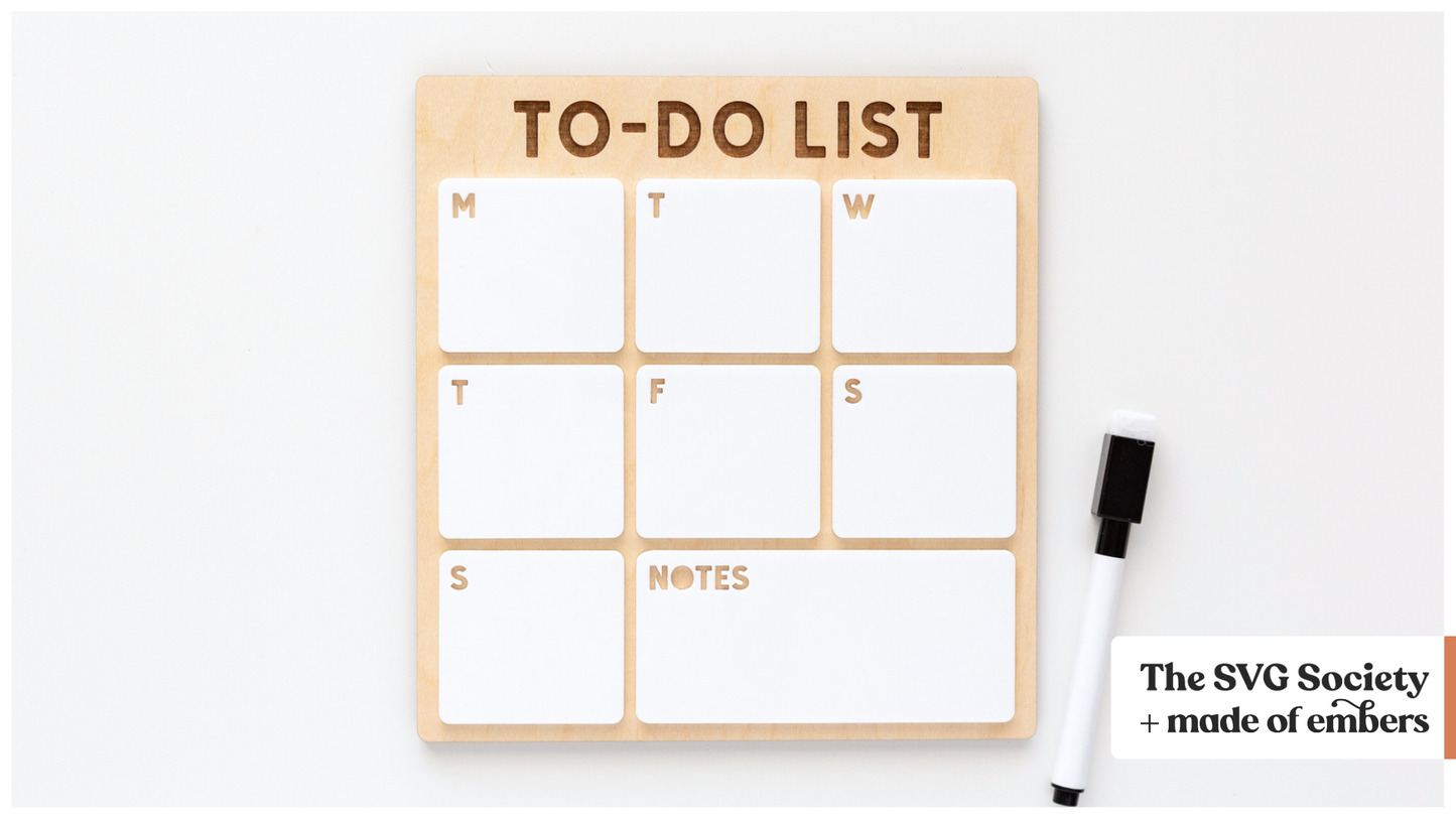 Weekly Calendar - 5 Variations