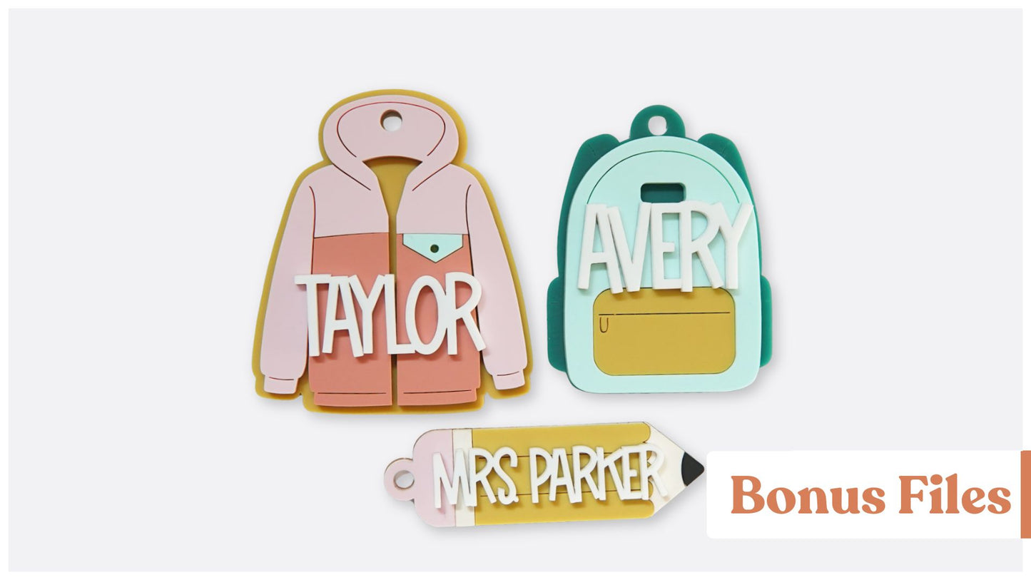 BONUS Back to School Tags