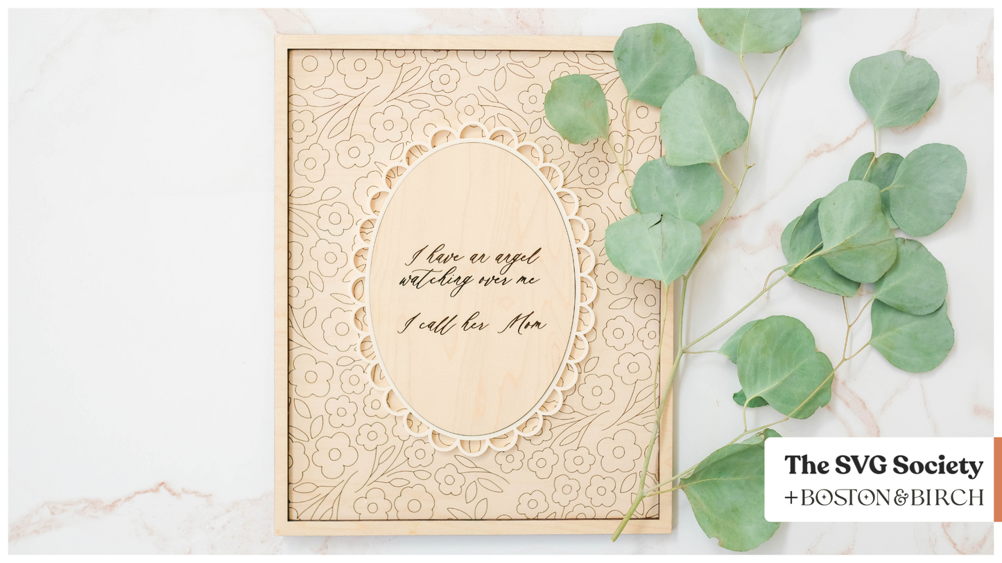 Mother's Day Frame - Angel Mom