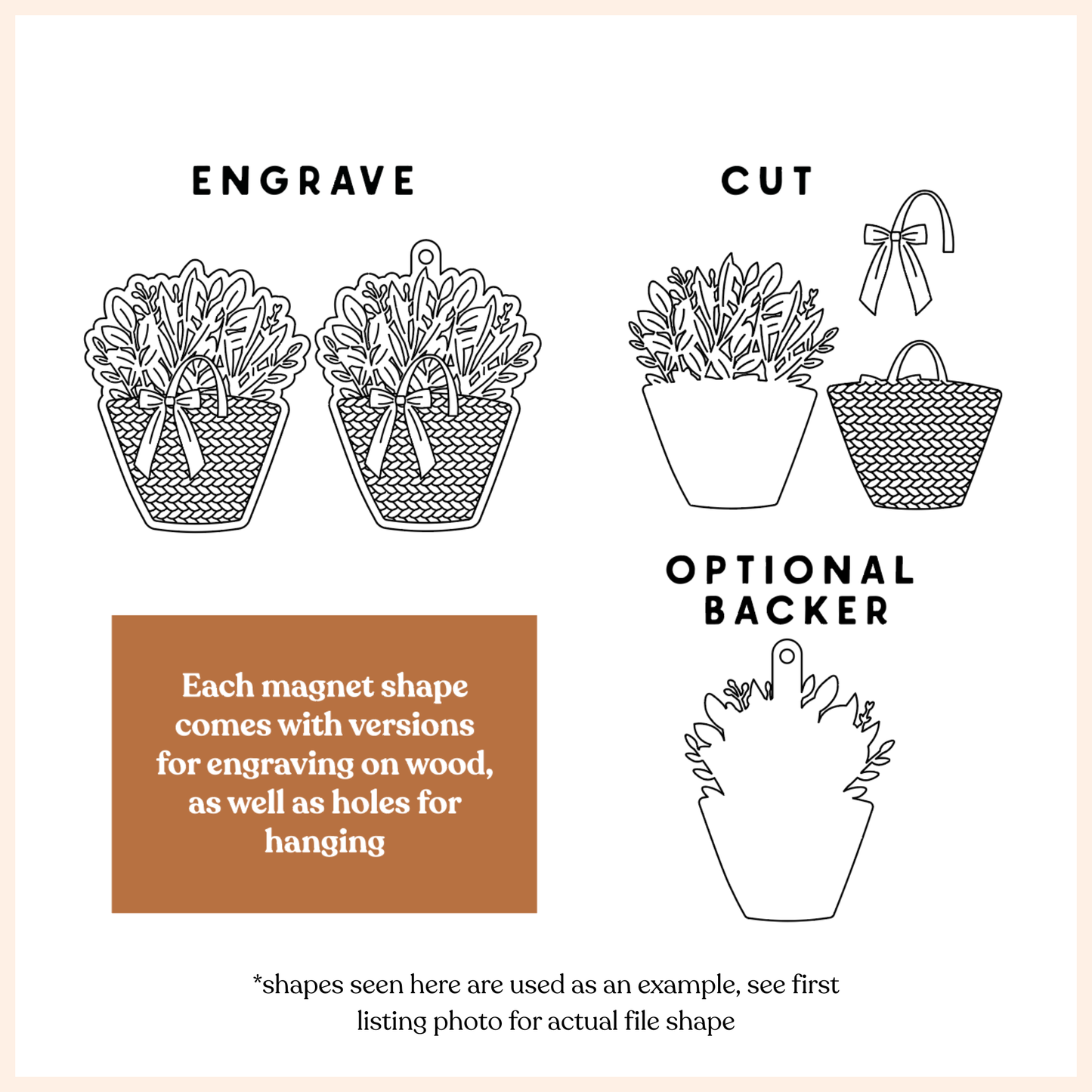 Rain Boot Magnet for Mini Birth Flowers - Mother's Day