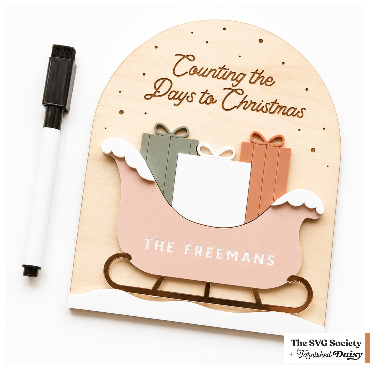 Sleigh with Presents Countdown