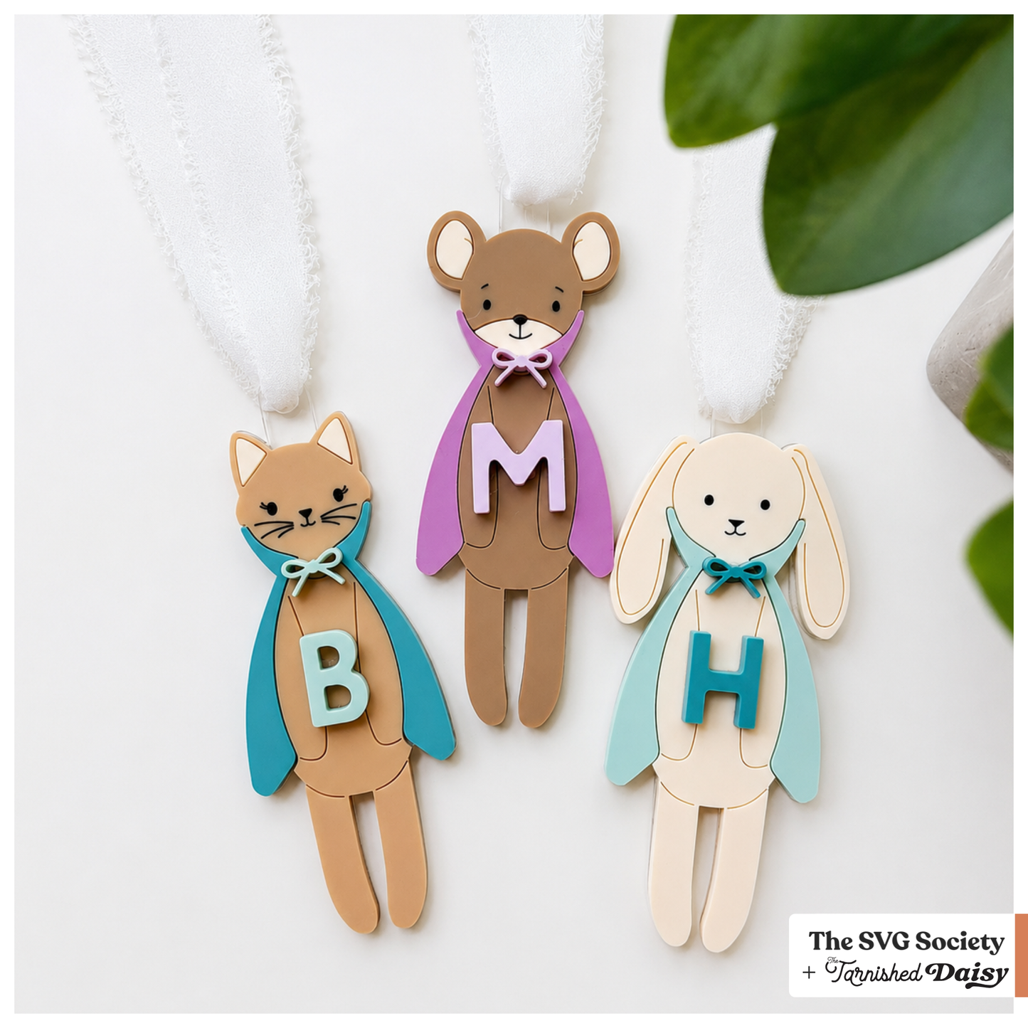 Boo Bag Vampire Animal Tags