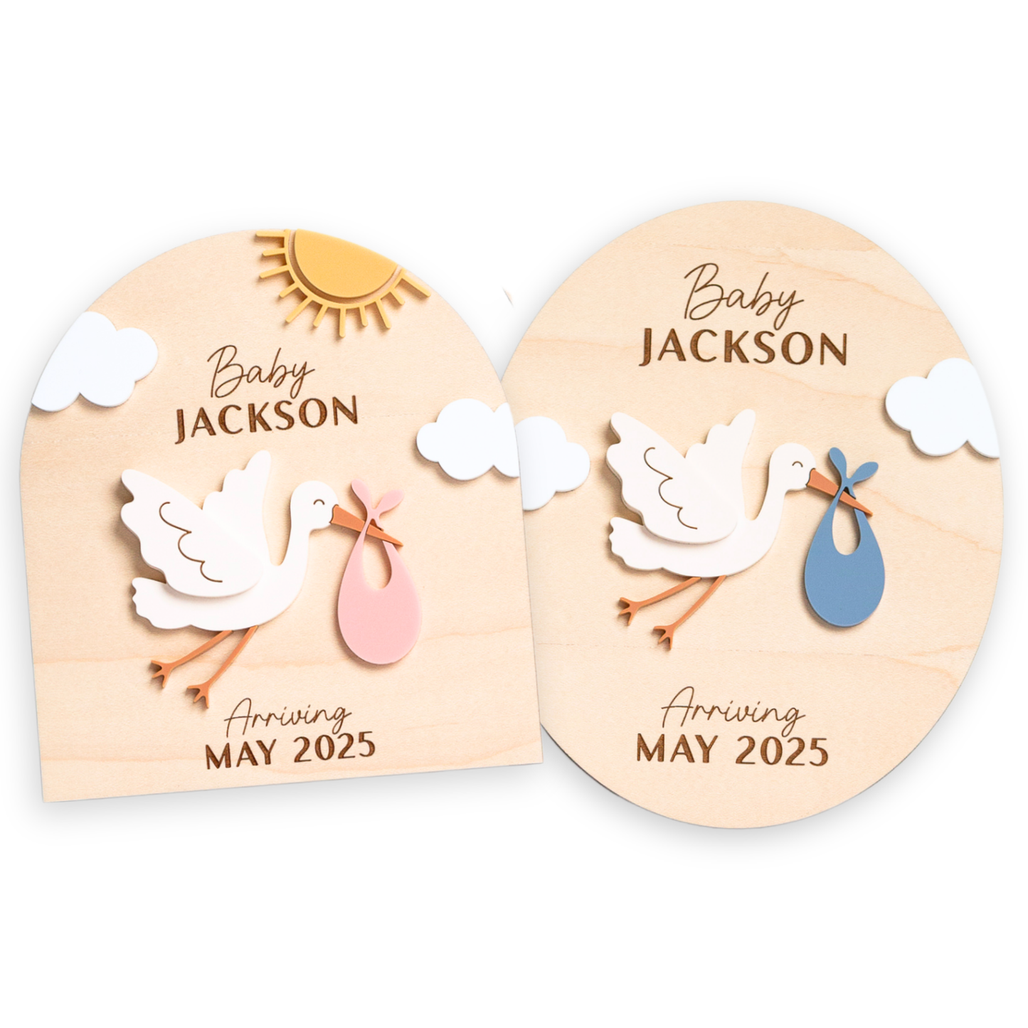 Stork Baby Announcements