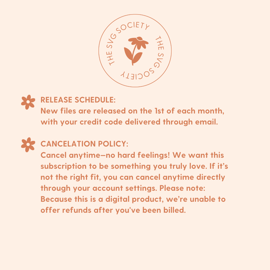 The SVG Society Monthly Subscription Purchase