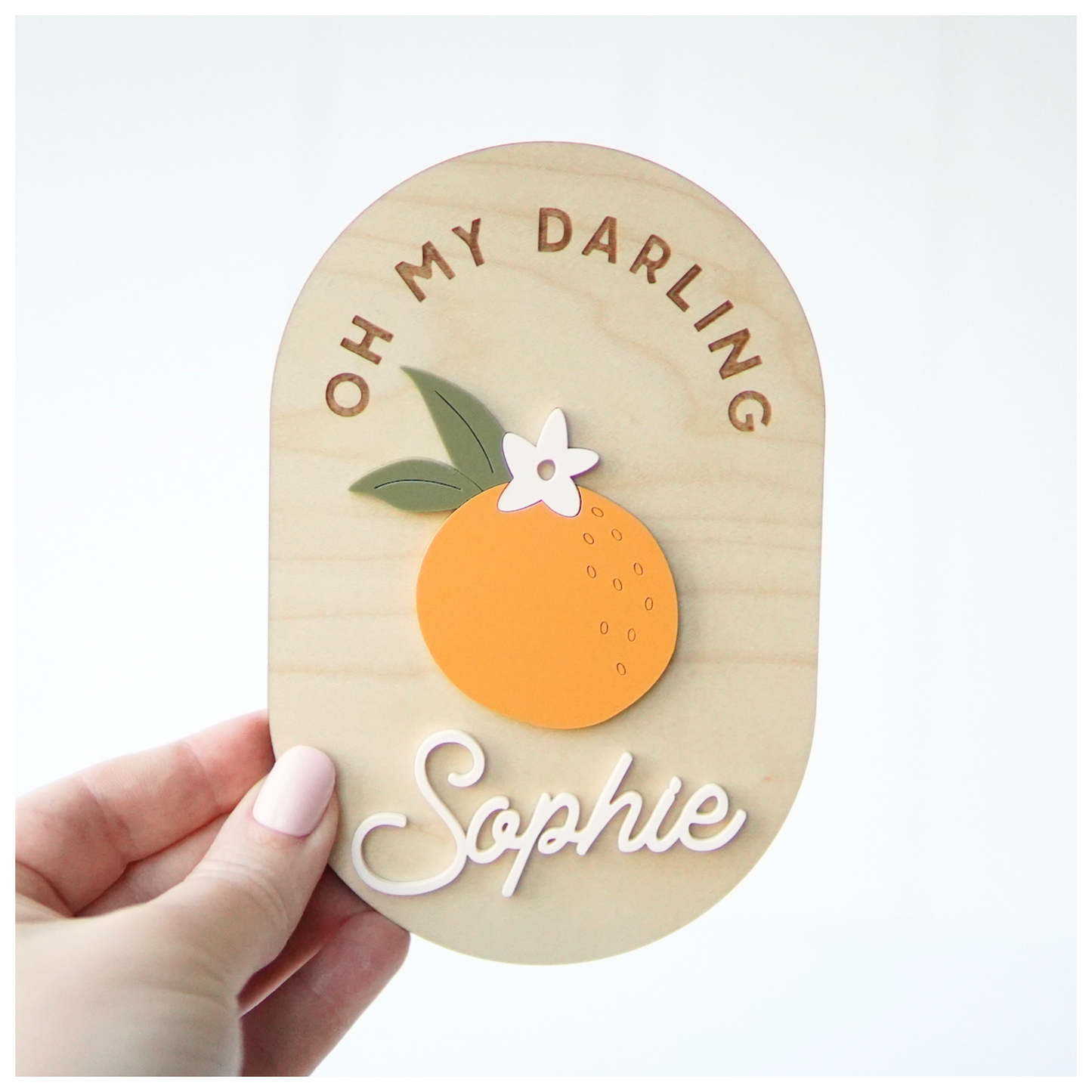 Clementine Oh My Darling Sign