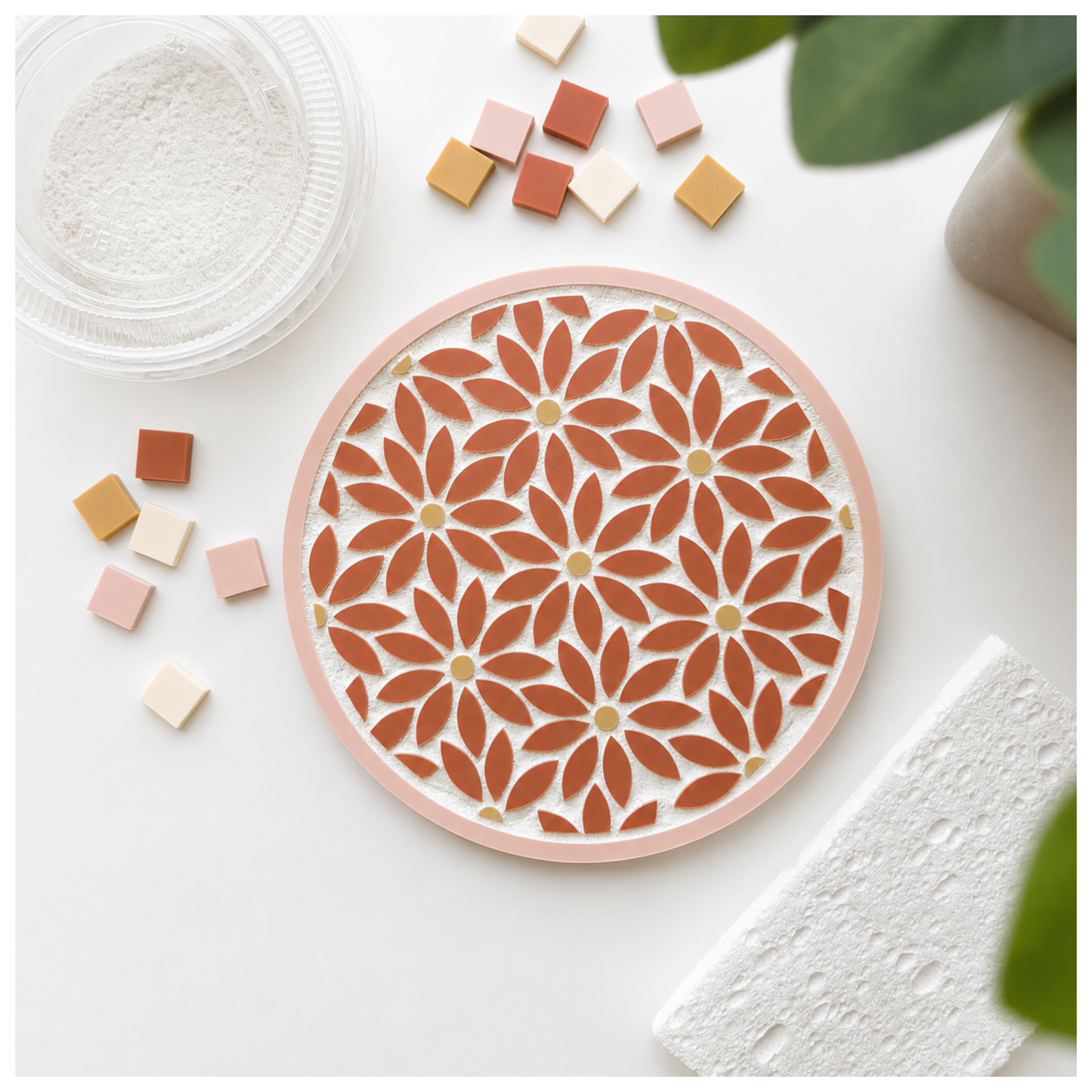 Coaster Kit Flowers