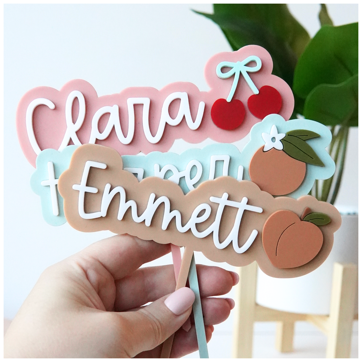 Fruit Shapes for Cake Toppers