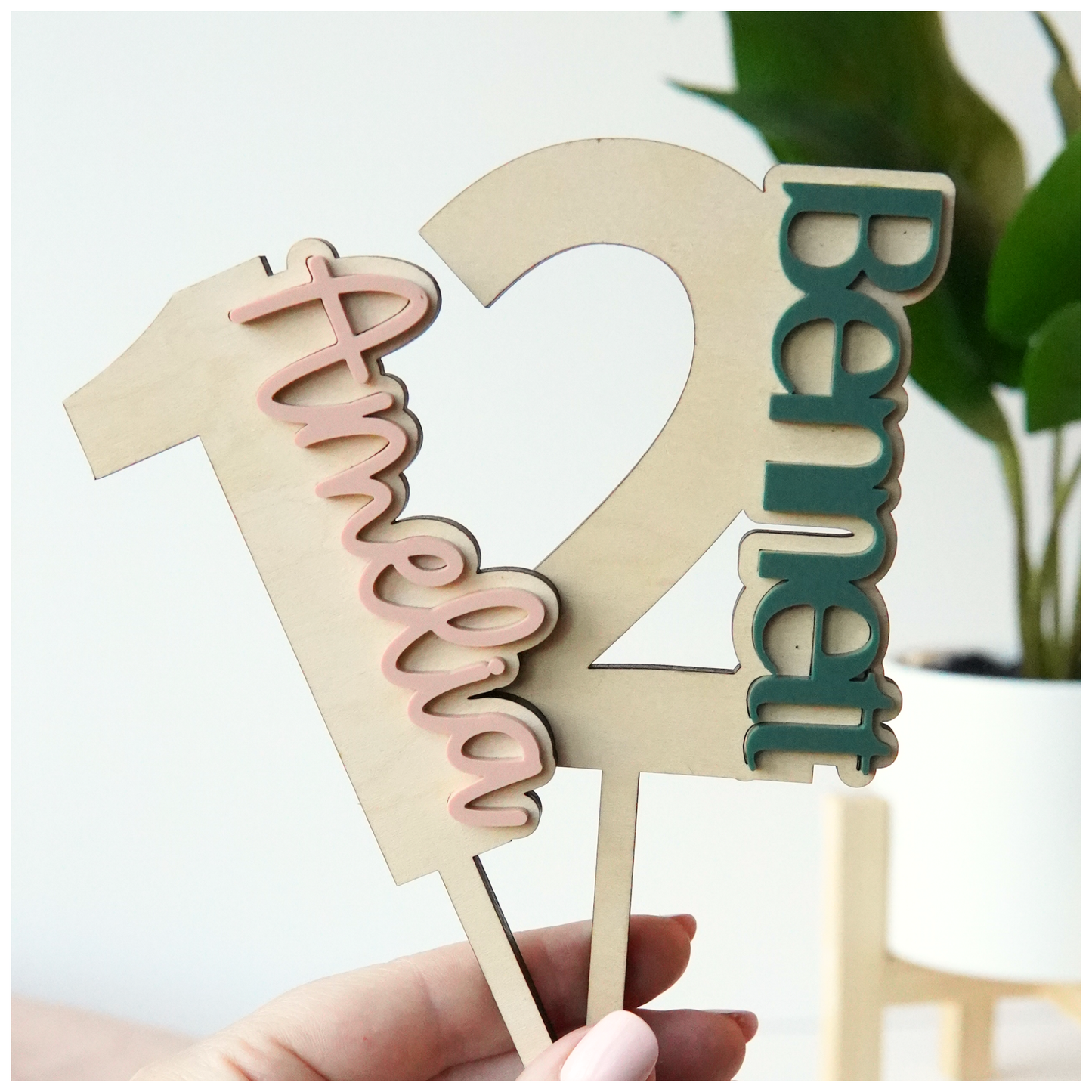Number Picks for Cake Toppers