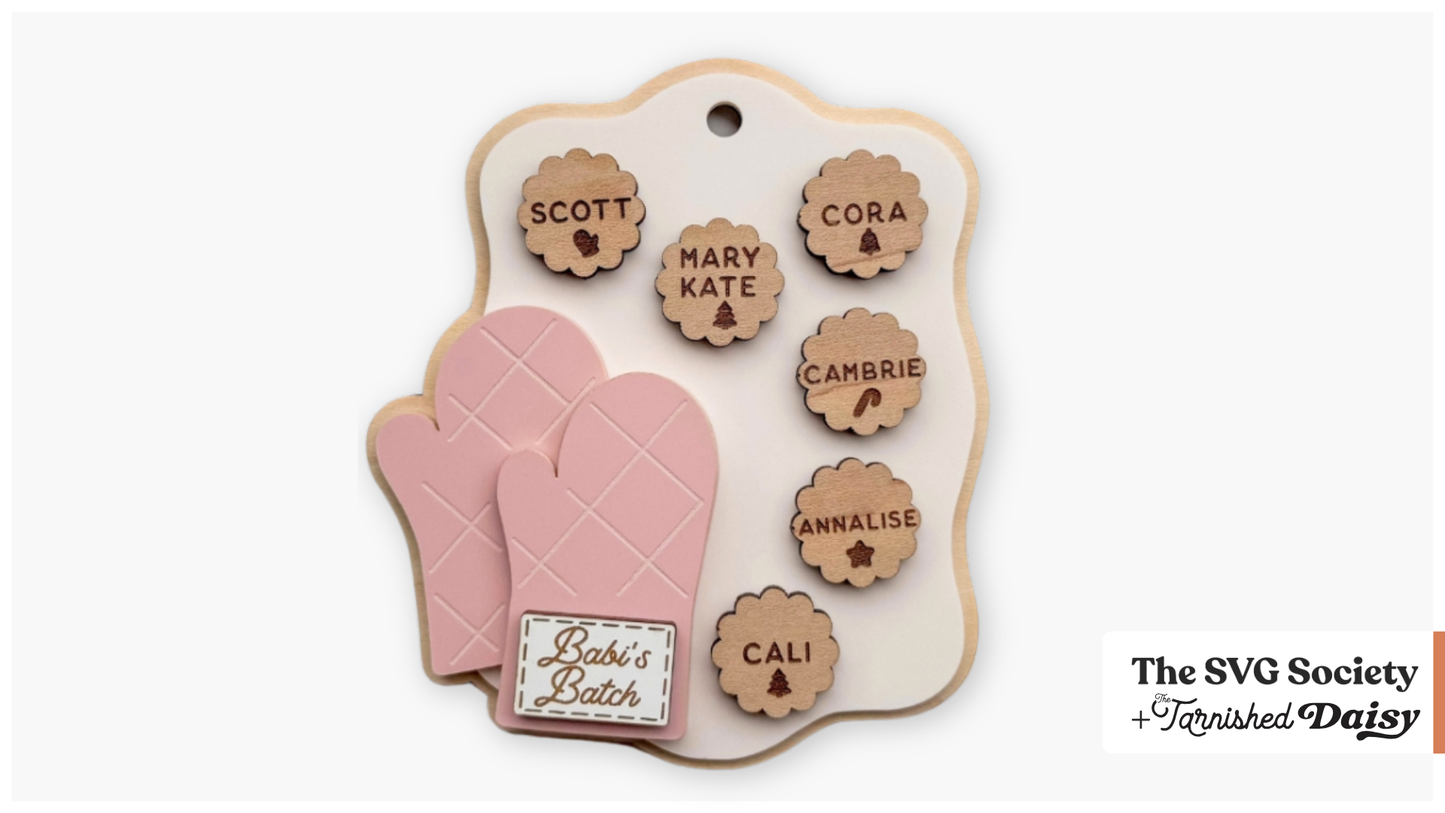 Cookies with Mitt Ornament