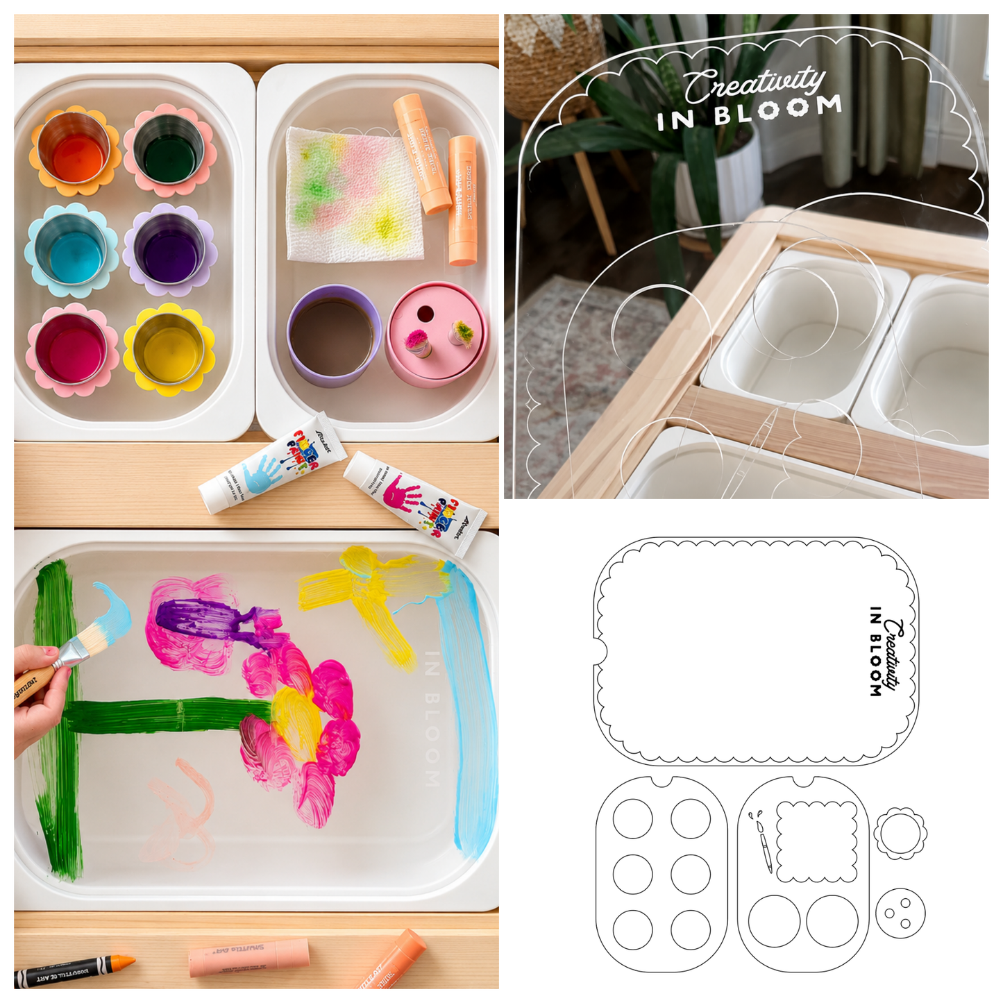 Trofast Insert Painting Set