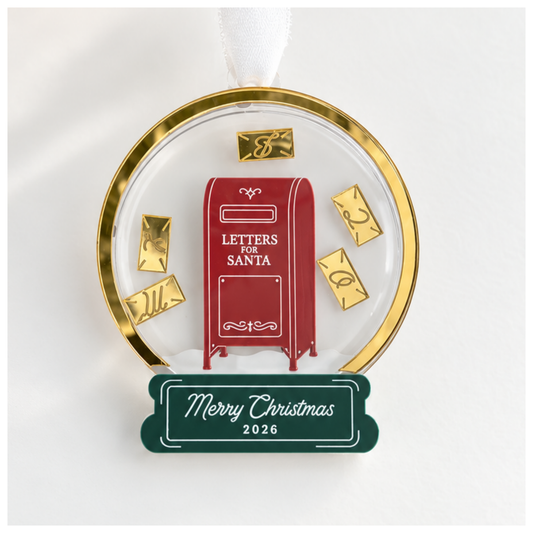 Mailbox Shaker Ornament