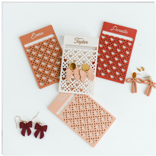 Rattan Travel Earring Holders