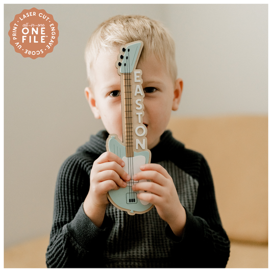 OneFile Guitar Name Sign