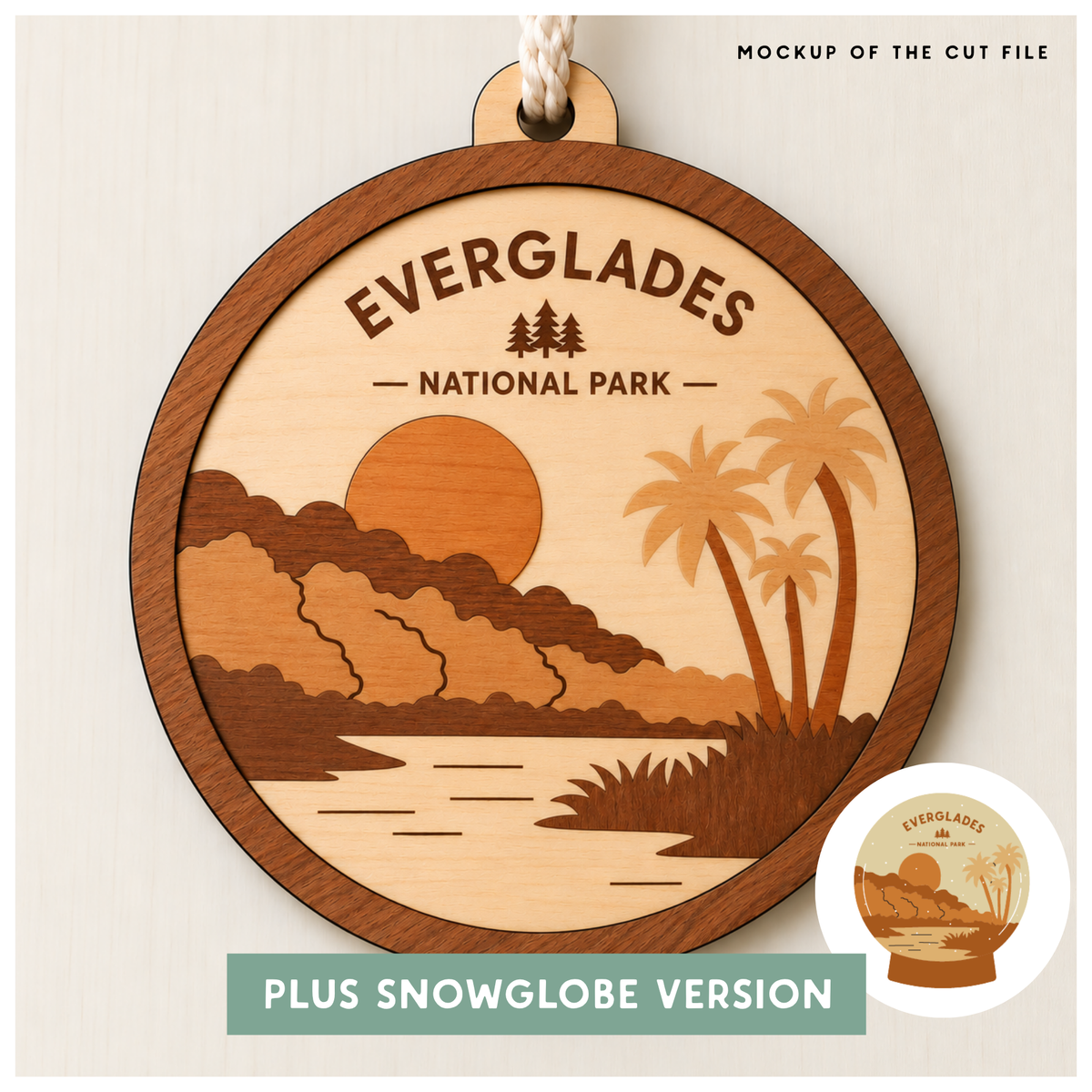 National Park Collection: Everglades Round Ornaments