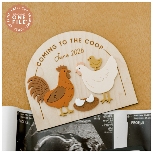 Coming to the Coop Sign