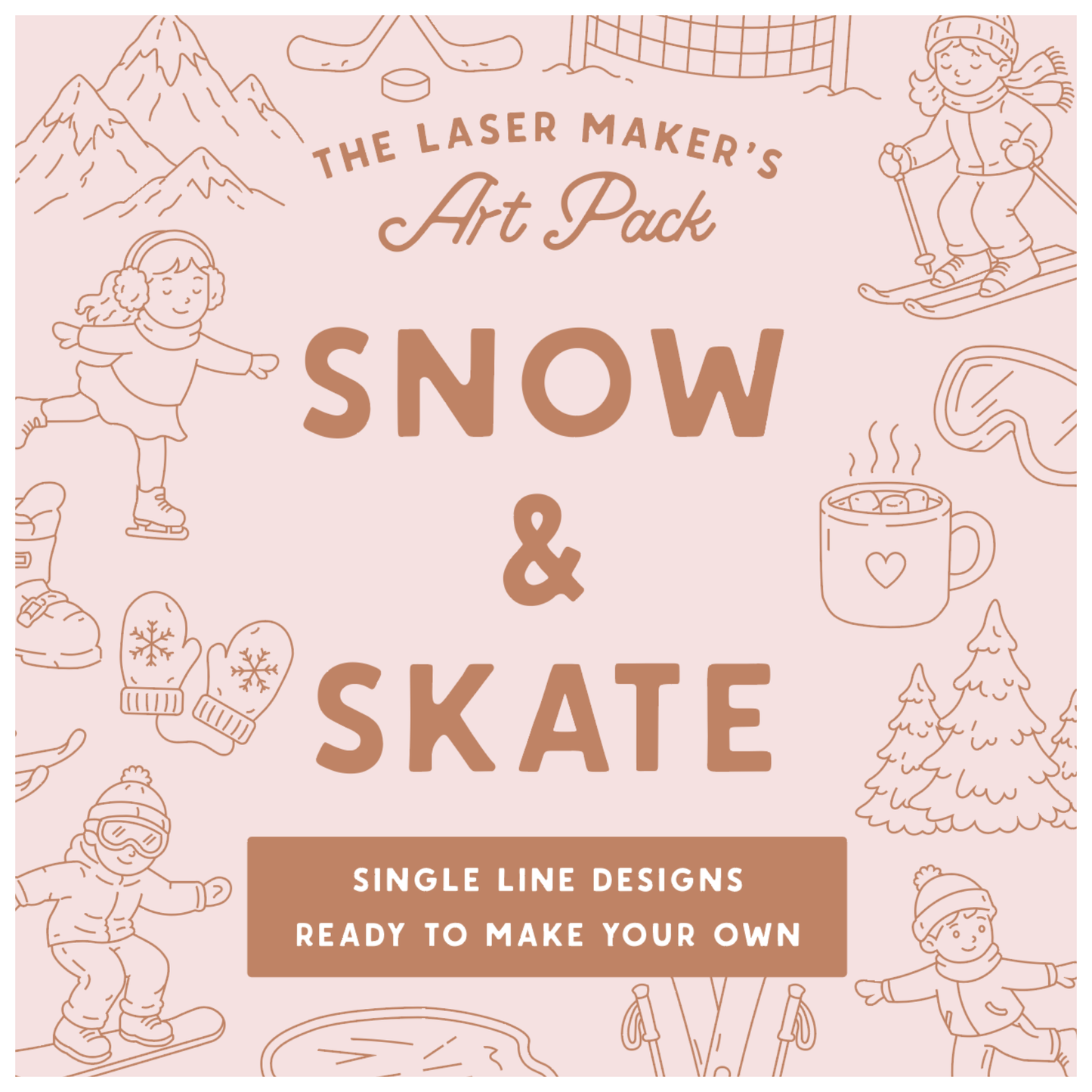 The Laser Maker's Art Pack: Snow & Skate