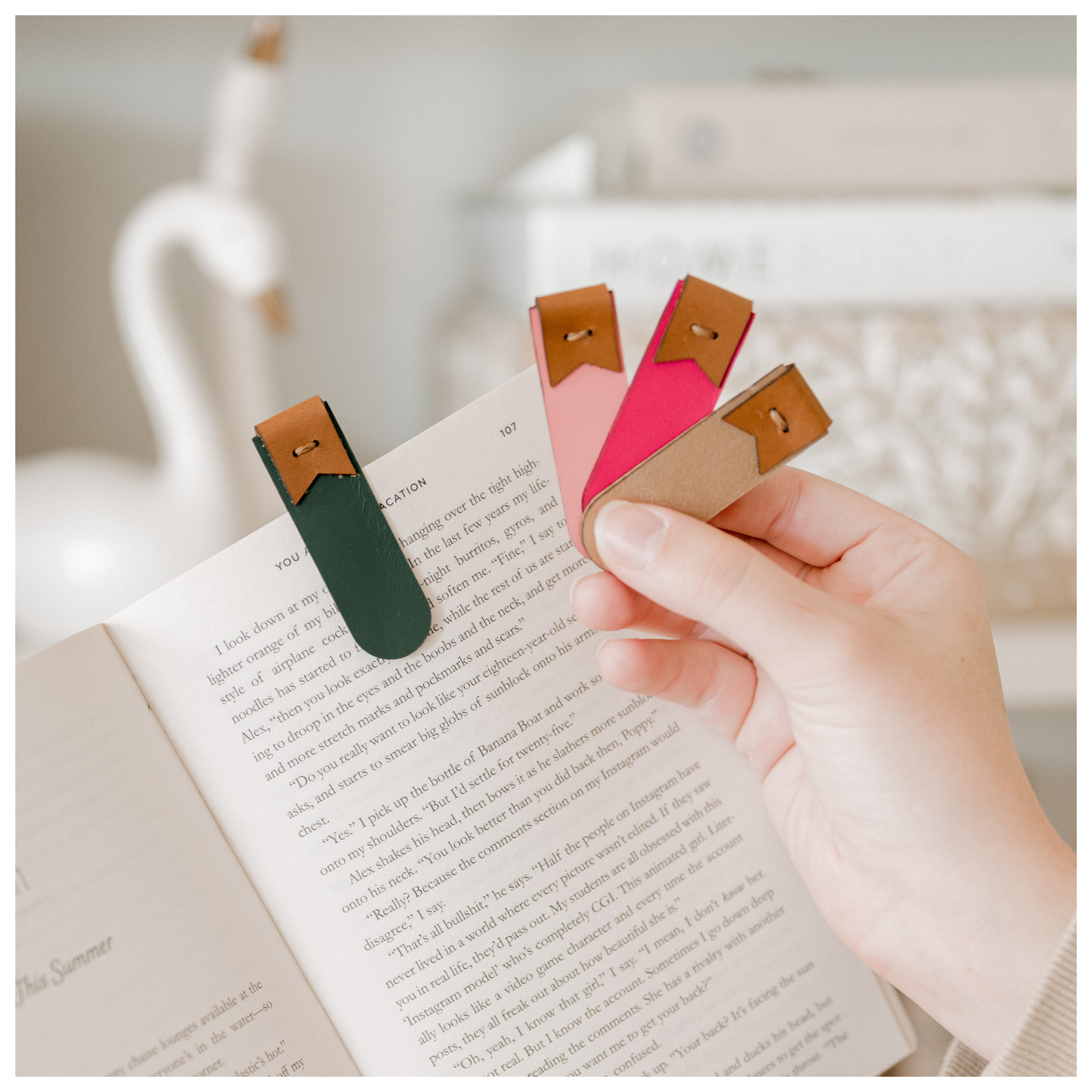 Leather Rounded Bookmarks