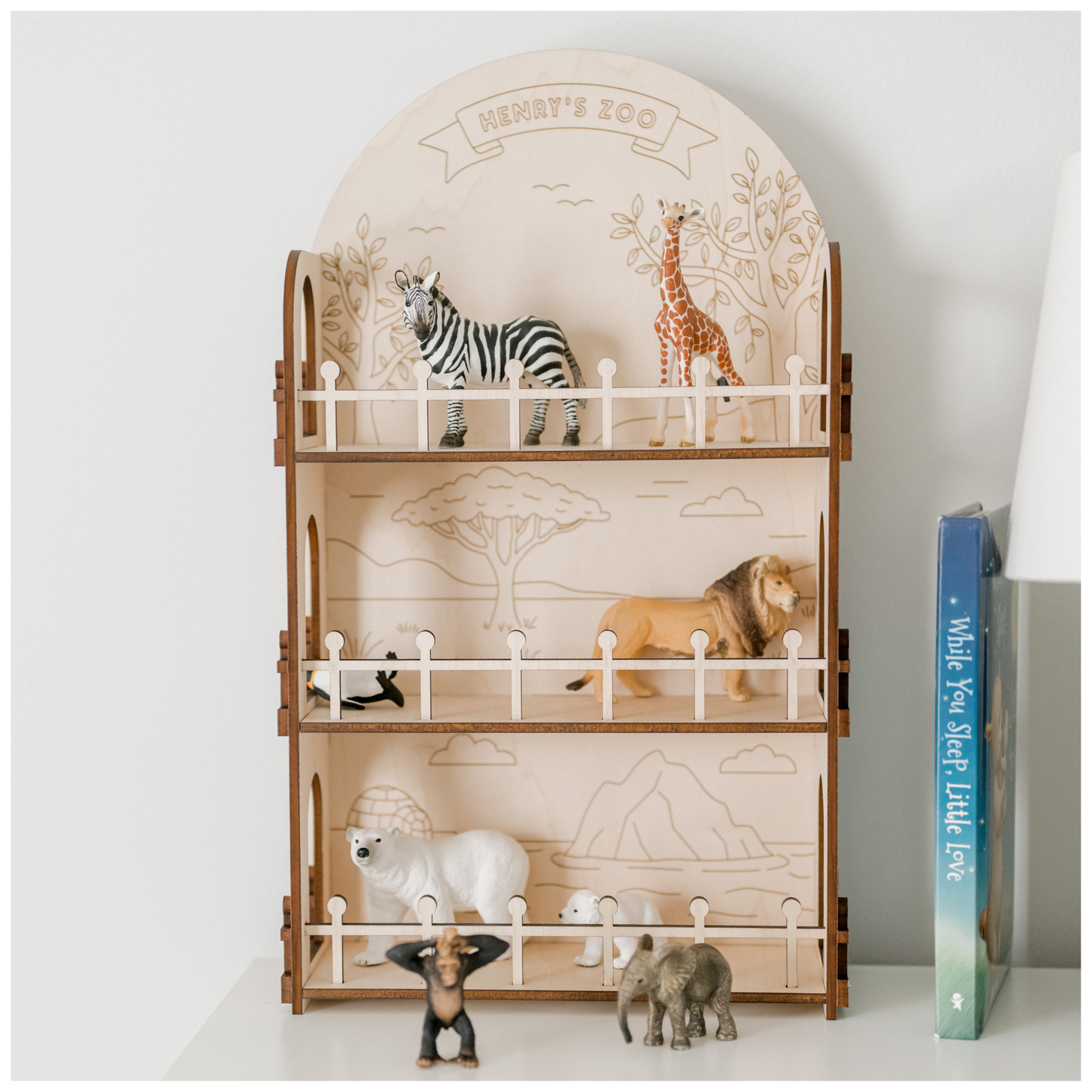 Zoo Animal Shelf