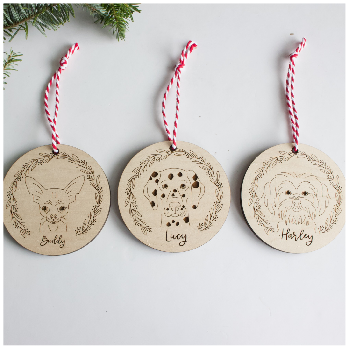 9 Dog Breeds Ornament