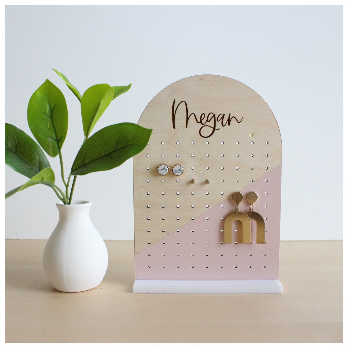 Modern Arch Earring Stand