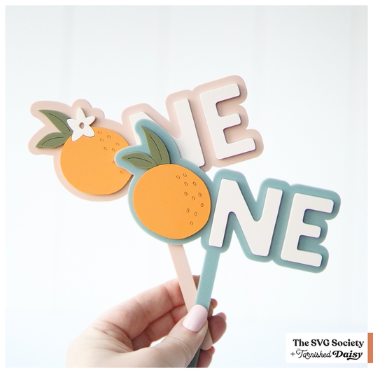 Clementine Cake Toppers