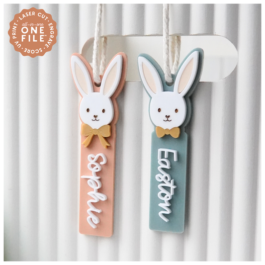 Bunny Head Easter Tags