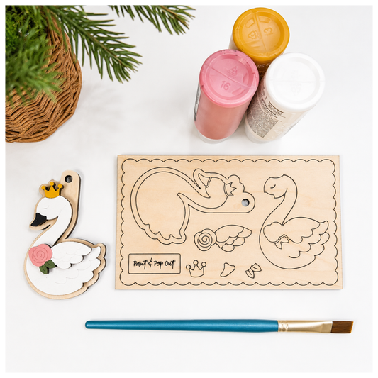Christmas Paint Kit Swan