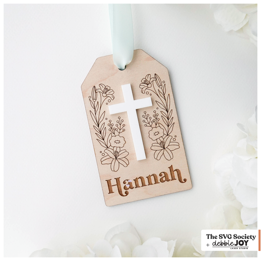 Easter Cross Tag