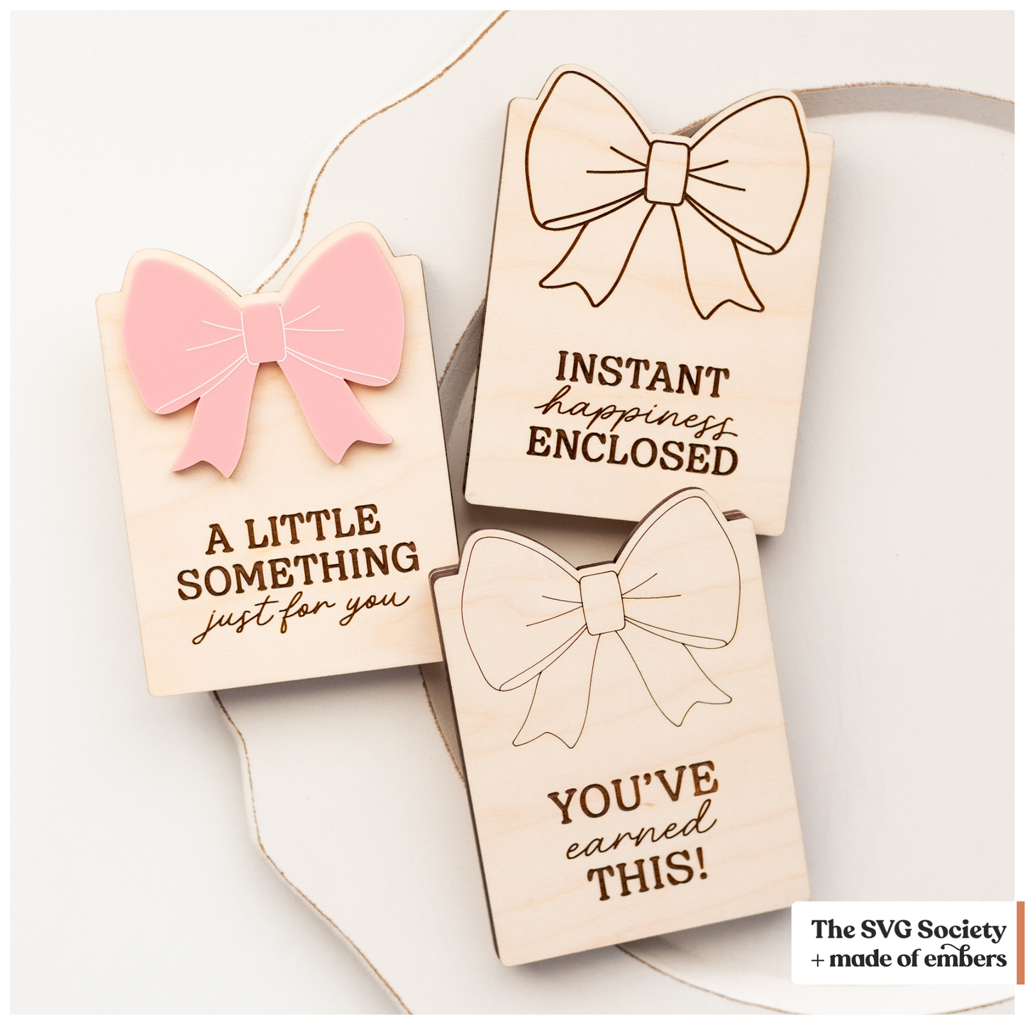 Bow Gift Card Holders