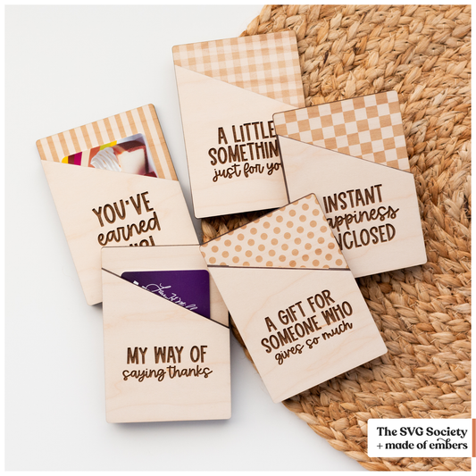 Pattern Gift Card Holders