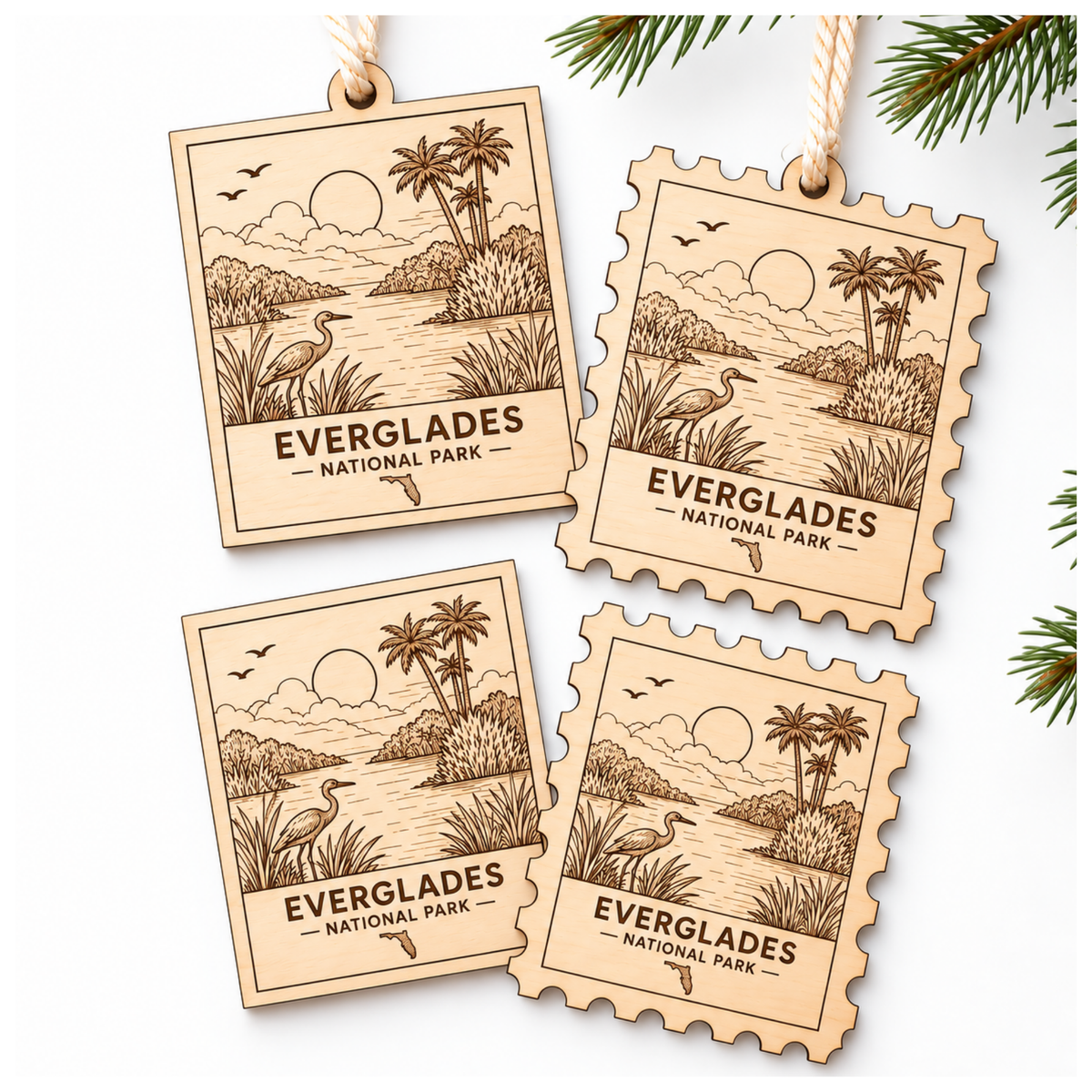 National Park Collection: Everglades Stamp Ornaments & Magnets